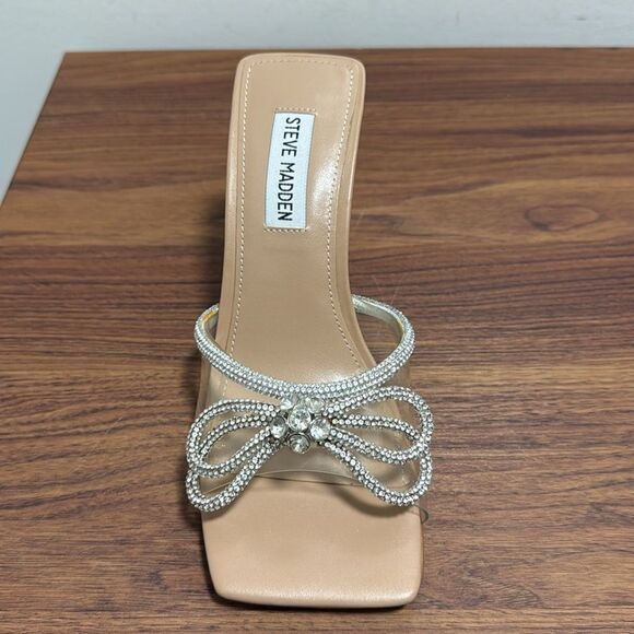 Steve Madden Rhinestone Embellished Elias Sandal Slide. Size 6.5 M. - Picture 2 of 5